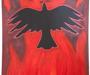 Fire through Grampians by Steven Baksh
