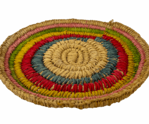 Woven jewellery dish by Aunty Millie Taylor