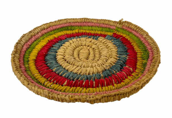 Woven jewellery dish by Aunty Millie Taylor