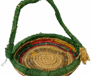 Woven traveller basket by Aunty Millie Taylor