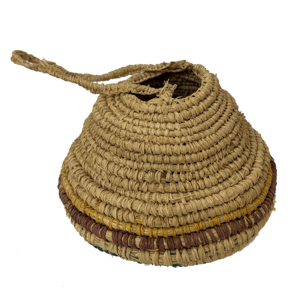 Woven dilly bag by Aunty Millie Taylor