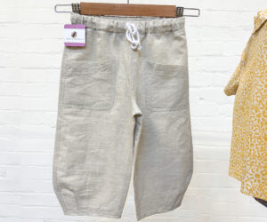 Kids Linen look pants by The Laughing Kookaburra