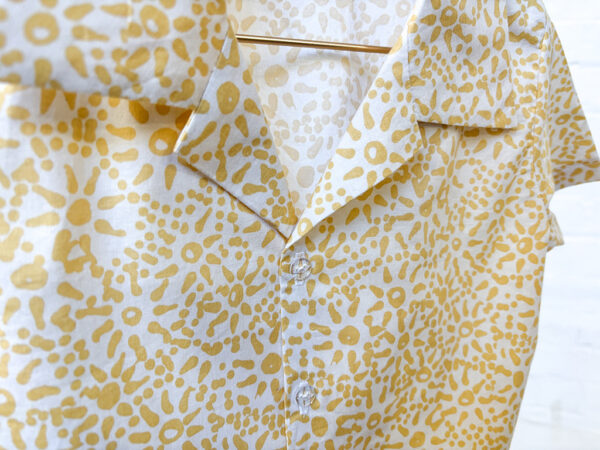 Kids Yellow button up shirt by The Laughing Kookaburra - Image 2