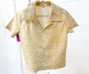 Kids Yellow button up shirt by The Laughing Kookaburra