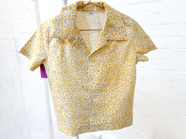 Kids Yellow button up shirt by The Laughing Kookaburra