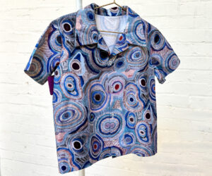 Kids Blue button up shirt by The Laughing Kookaburra