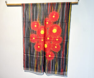 Larni Yirrip Silk Scarf by Aunty Ros Kneebone-Dodson