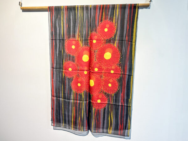 Larni Yirrip Silk Scarf by Aunty Ros Kneebone-Dodson