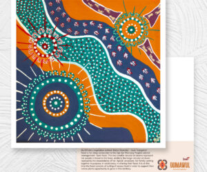 Postcard - Balak Wartaka - Gurri feast by Aunty Ros Dodson