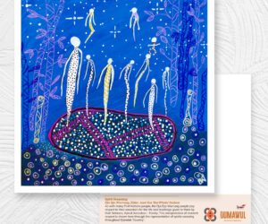 Postcard - Spirit Dreaming by Aunty Ros Dodson