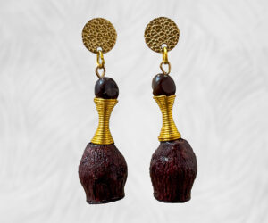 Gumnut and Mookite earrings by Dja Yingila