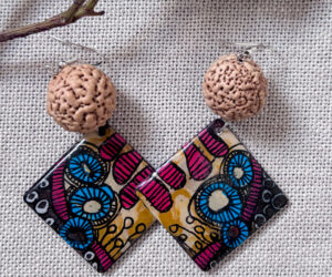 Handpainted earrings (30) by Jackie Wirramanda
