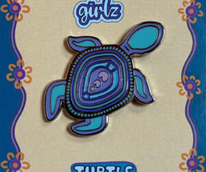 Turtle Hard enamel pin by Sista Girlz