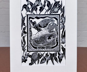 Boyn & Lawan - Djaara Seasons Lino Print by Krishna Heffernan