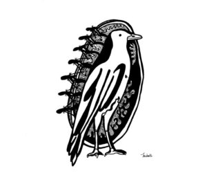 'Magpie' Print by Timani Nairana