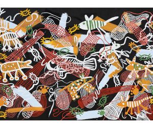 'Camp Dog, Dingo Country' Print by Timani Nairana